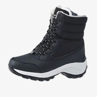 Botte de neige femme rembourrée avec semelle épaisse